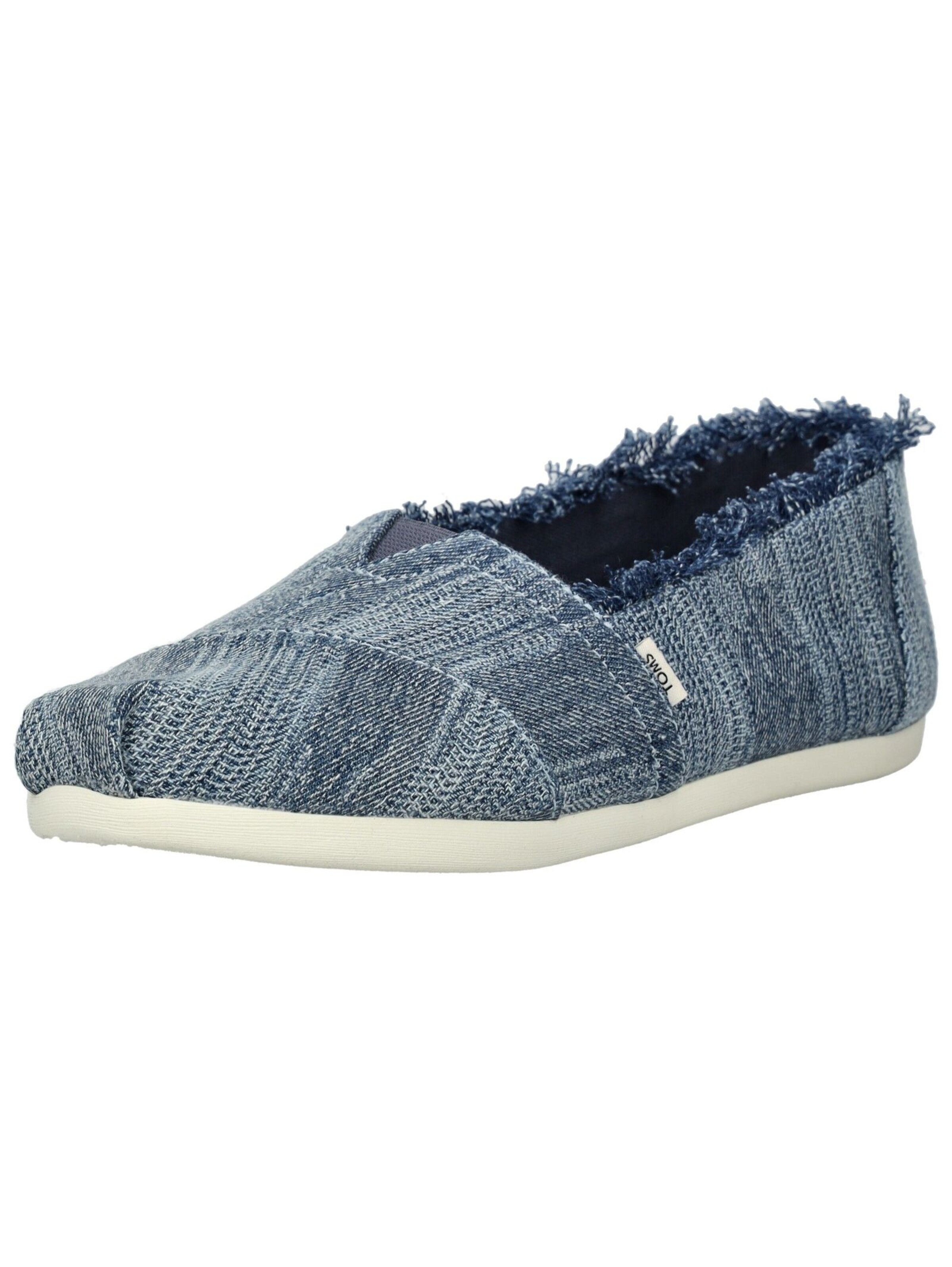 Chaussure basse TOMS en bleu : devant