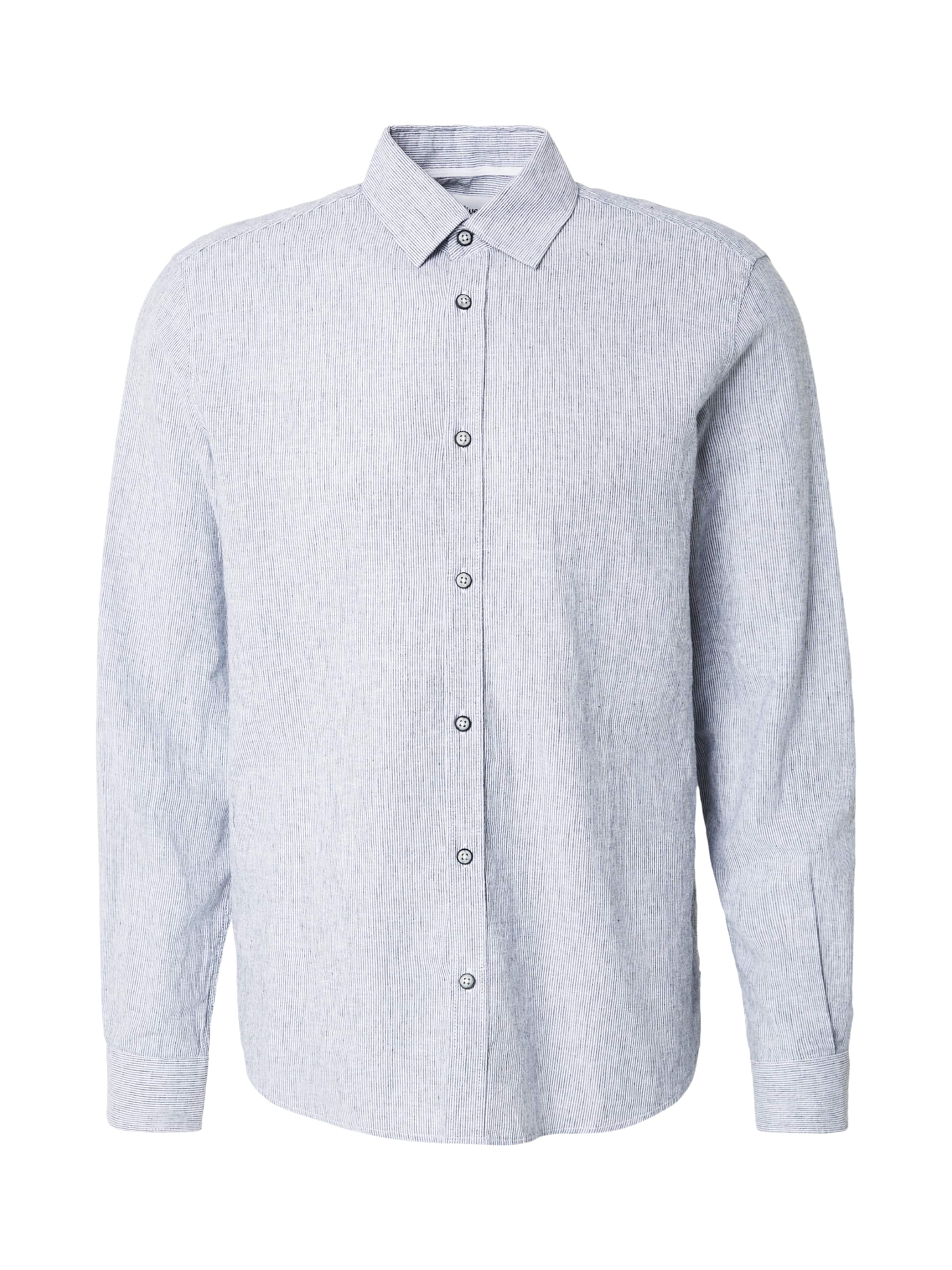 s.Oliver Средняя посадка Рубашка в Синий: спереди