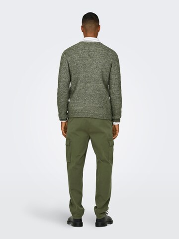Only & Sons Trui 'ONSTegan' in Groen