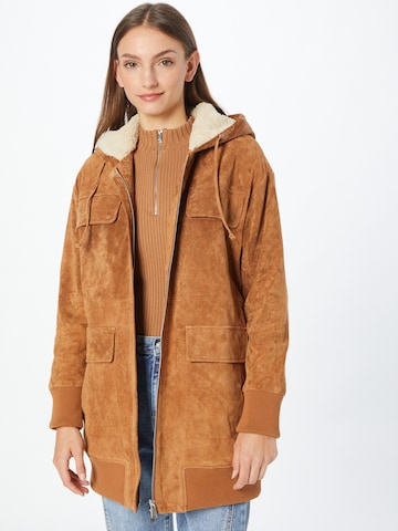 FREAKY NATION Between-Season Jacket 'Viona' in Brown: front