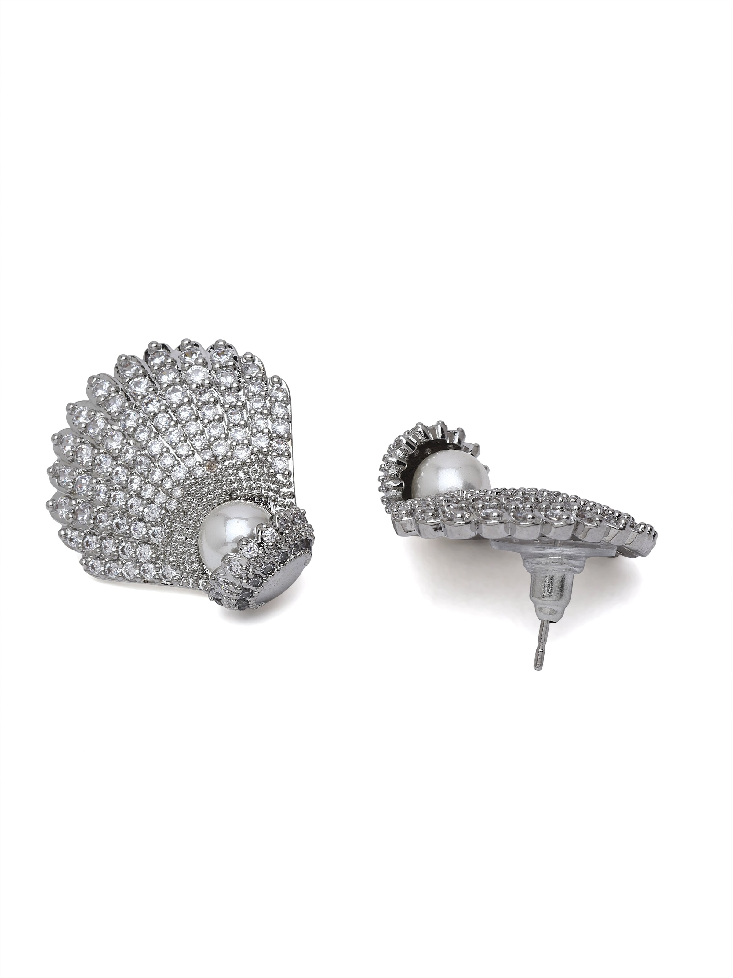 Boucles d'oreilles 'Aurynelle' AVANT-GARDE PARIS en argent