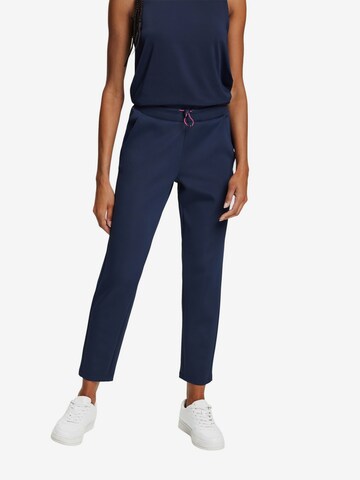 Coupe slim Pantalon ESPRIT en bleu