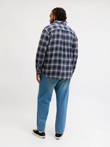 Jack & Jones Plus Comfort Fit Риза 'JJEFIELD' в синьо
