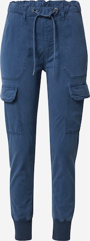 Pepe Jeans Tapered Cargojeans 'New Crusade' in Blauw: voorkant