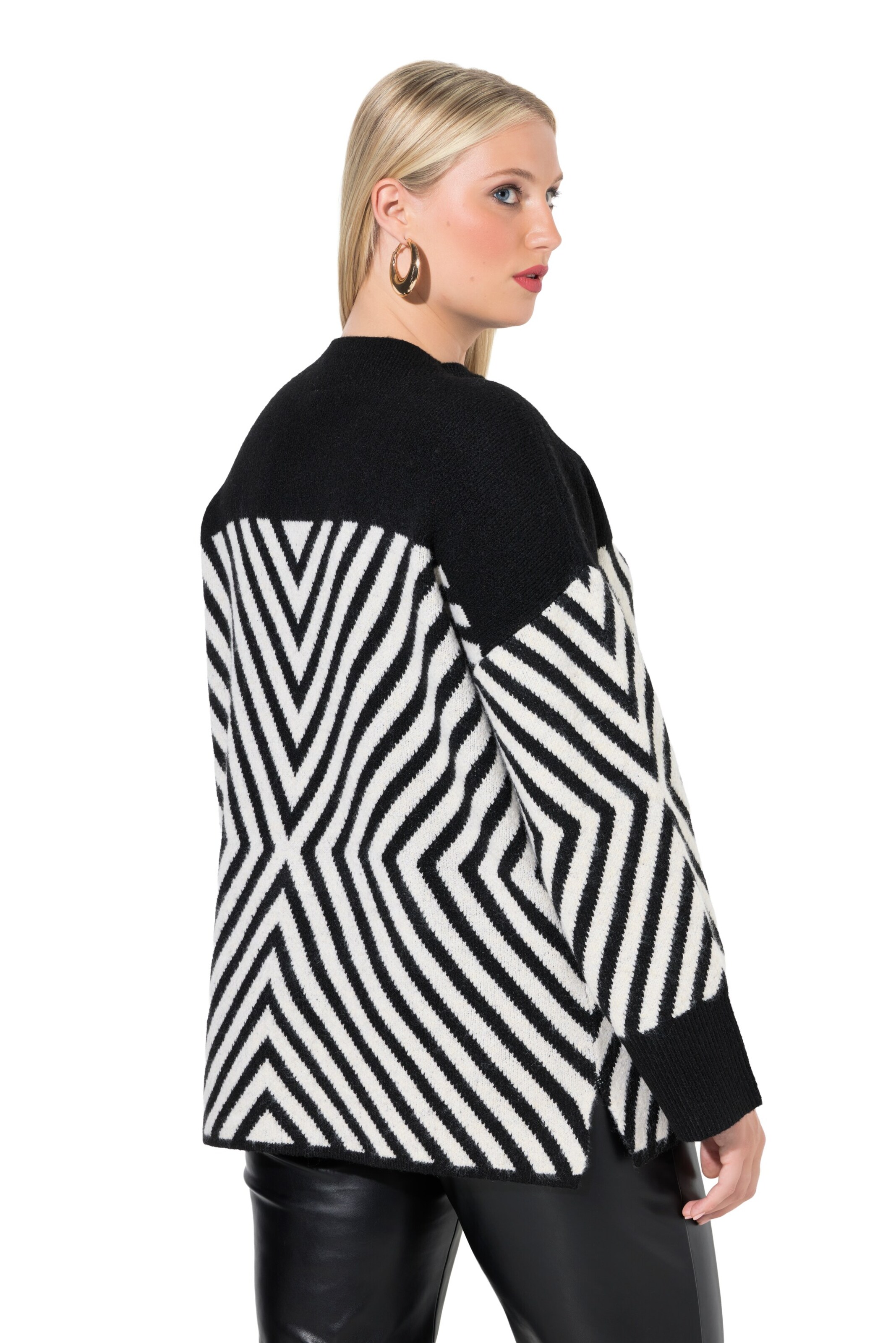 Ulla Popken Pullover in Schwarz