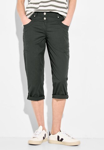 CECIL Slim fit Pants in Black: front