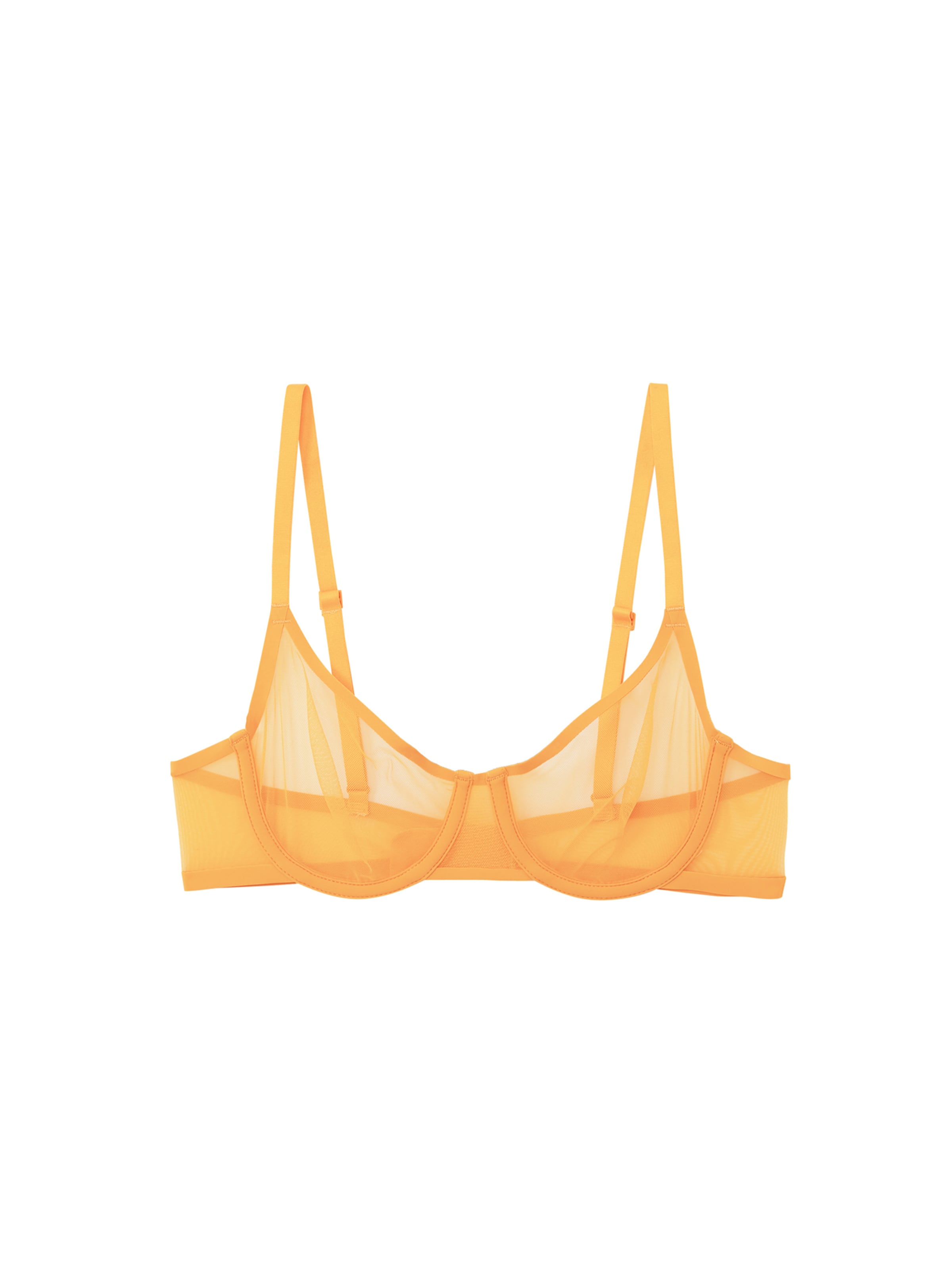 ETAM BH 'Pure Mesh' in Gelb: Vorderseite