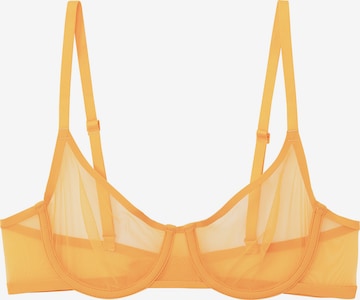Reggiseno 'Pure Mesh' di ETAM in giallo: frontale