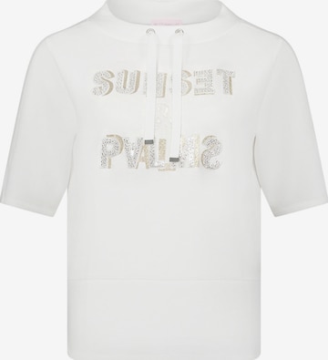 Sweat-shirt Betty Barclay en blanc : devant