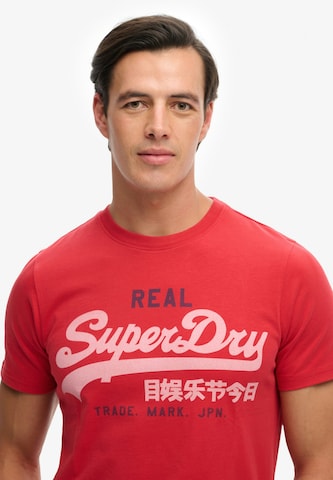 Superdry & Co Футболка 'Vintage Classic' в Красный