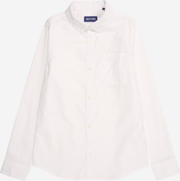 Only & Sons Junior Button Up Shirt 'OSJALVARO' in White: front