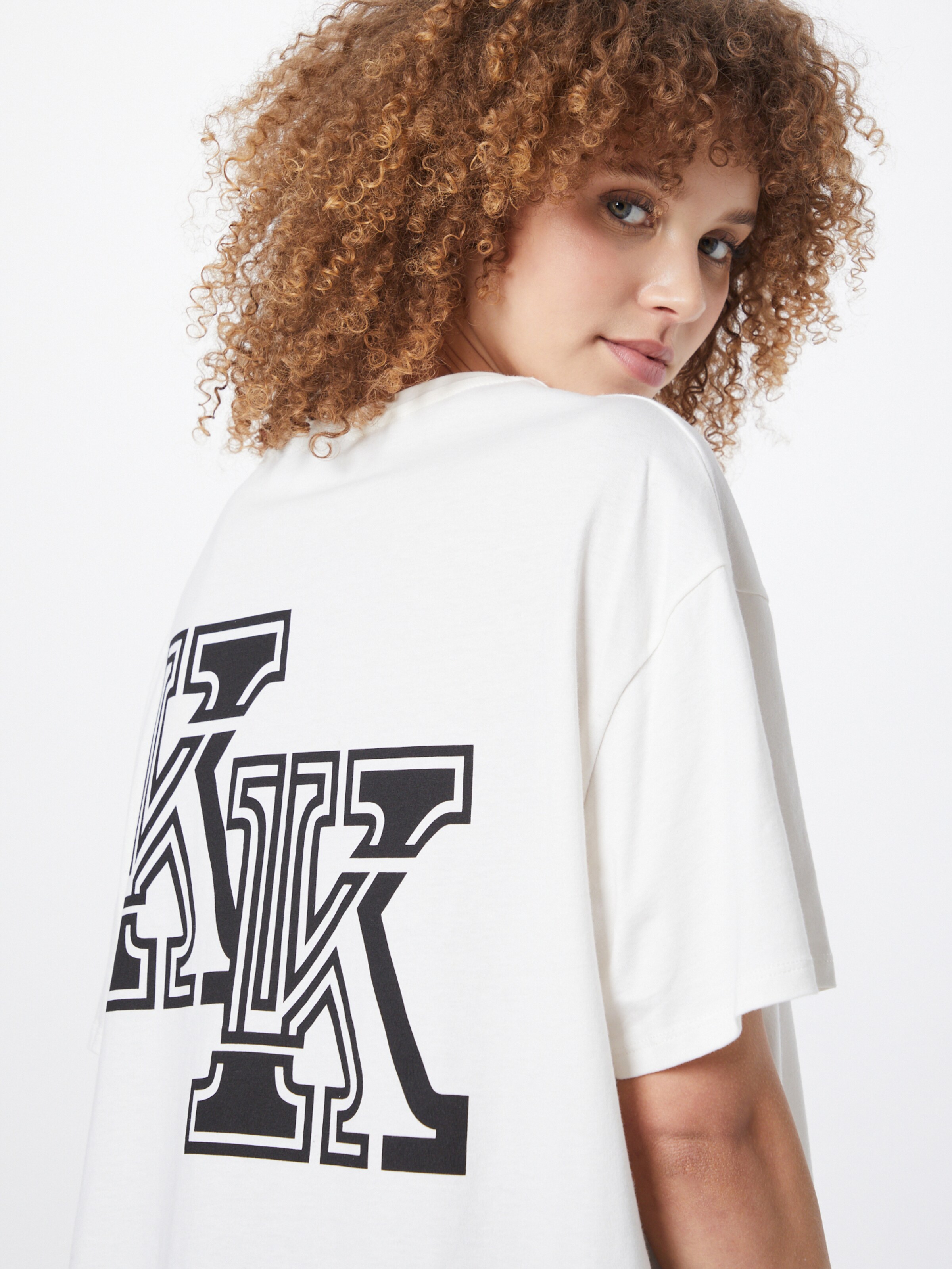 Femme T-shirt oversize KENDALL + KYLIE en Blanc 