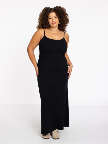 YOEK Kleid in Schwarz: Vorderseite