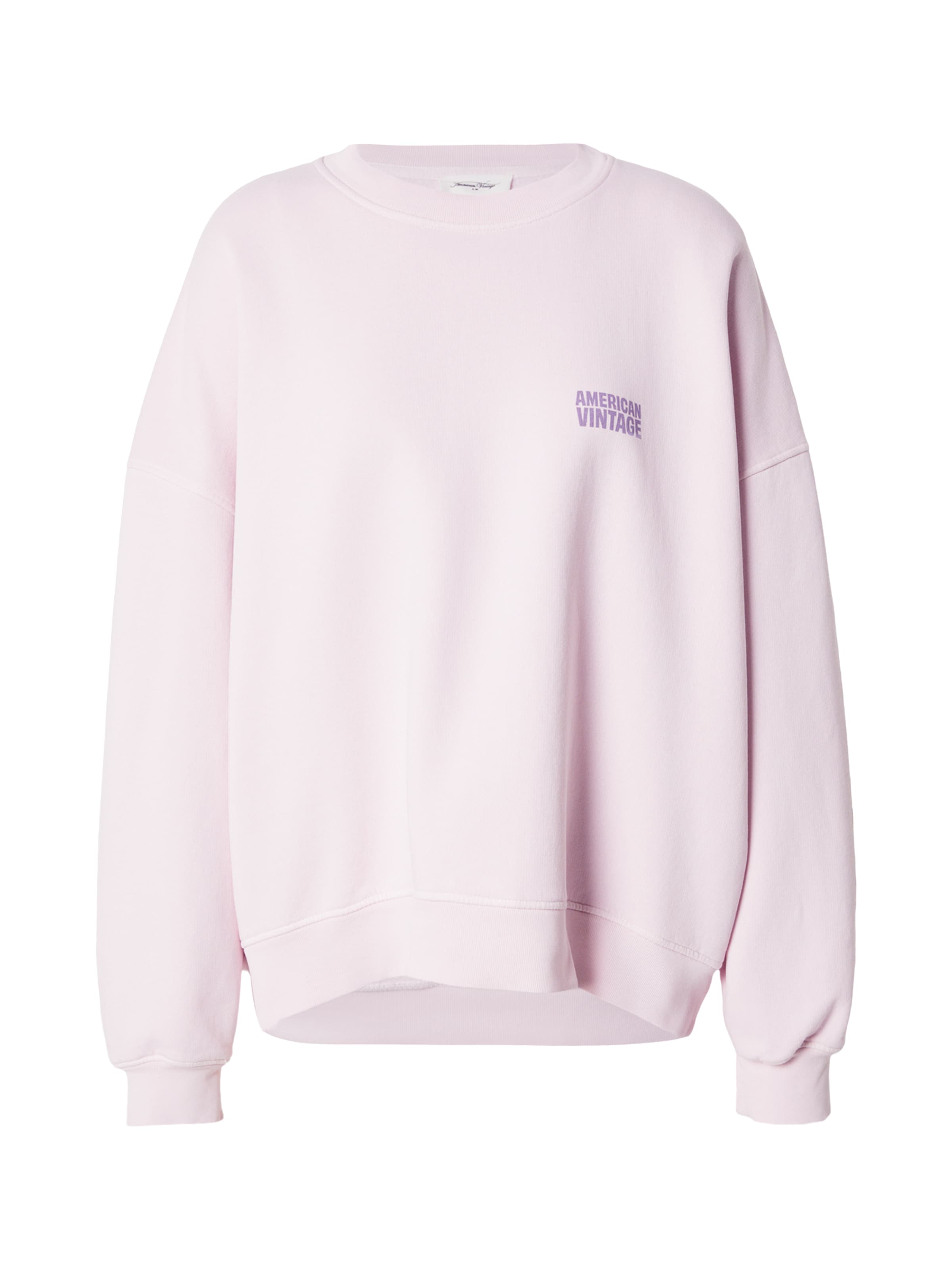 AMERICAN VINTAGE Sweatshirt 'PLIZZY' in Pink: front