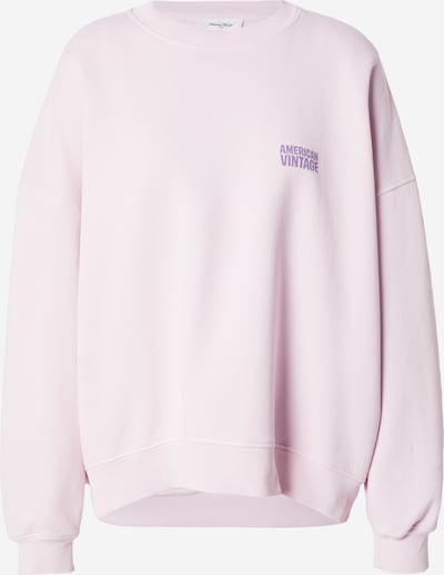AMERICAN VINTAGE Sweatshirt 'PLIZZY' em S em lavanda / rosa escurecido, Vista do artigo