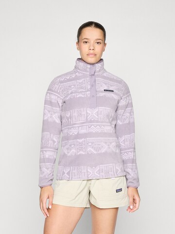 COLUMBIA Športen pulover 'Benton Springs' | vijolična barva: sprednja stran