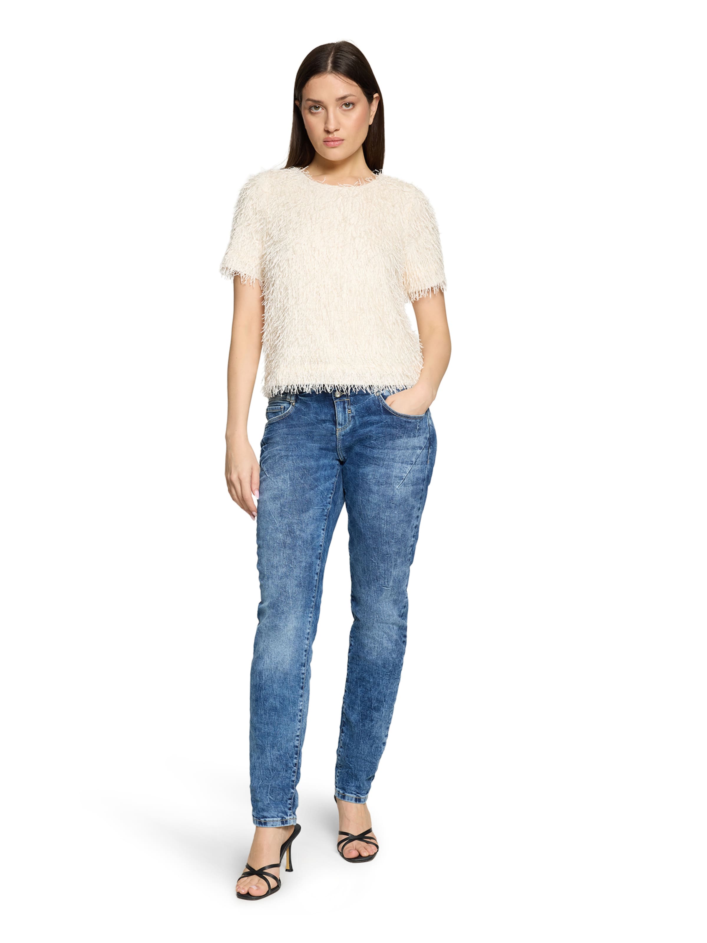 Sweat-shirt Cartoon en blanc