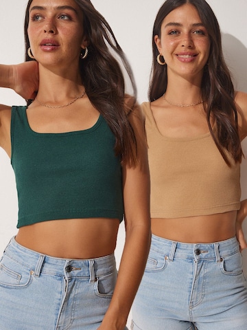 Haut Happiness İstanbul en marron : devant