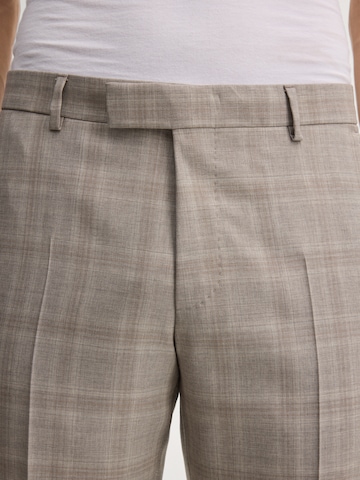 JOOP! Slim fit Trousers with creases in Beige