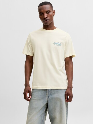Tricou de la JACK & JONES pe alb