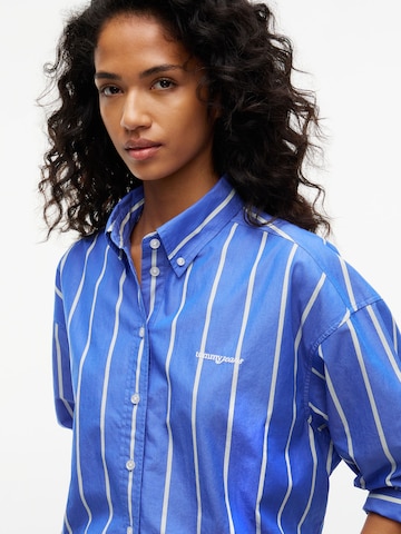 Tommy Jeans Bluse in Blau