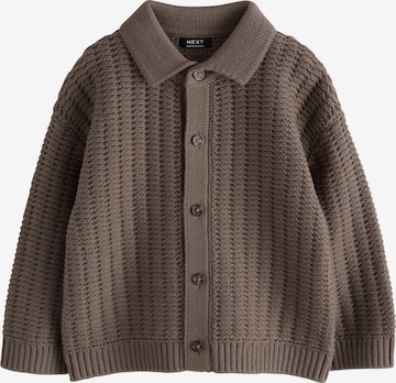 Next Strickjacke in Braun: Vorderseite