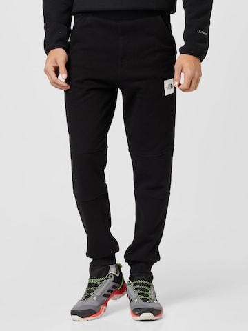 THE NORTH FACE - Tapered Pantalón 'FINE' en negro: frente