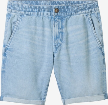 TOM TAILOR DENIM Regular Shorts in Blau: predná strana