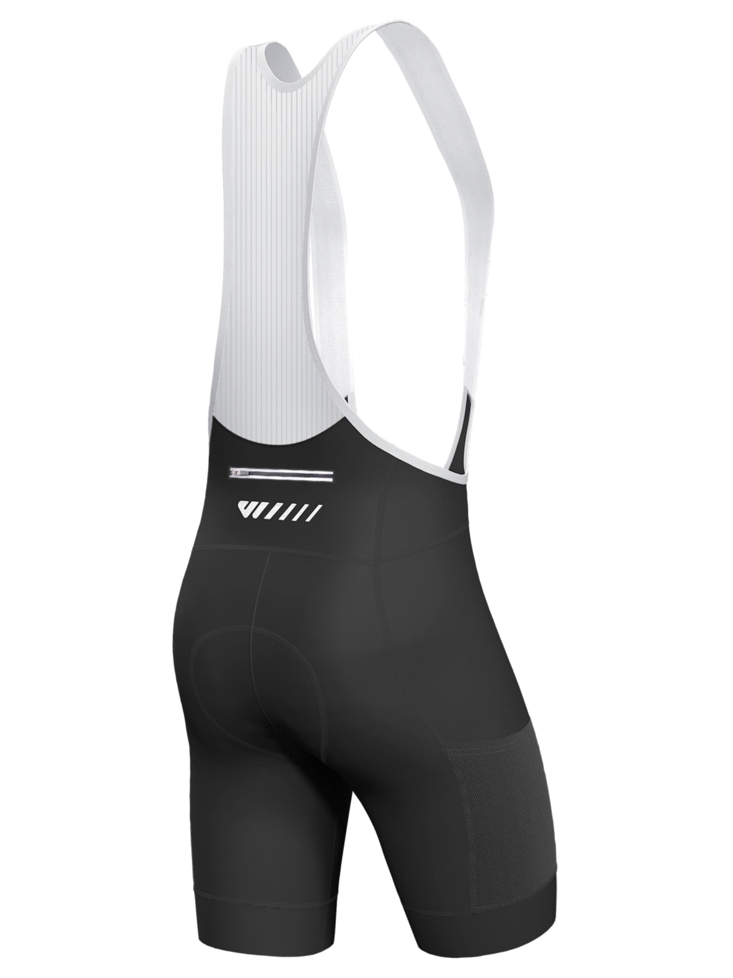 Skinny Pantalon de sport 'Wulibike Herren Radhose Kompression 3D-Polster 3-Taschen' WULIBIKE en noir