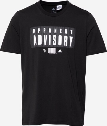 T-Shirt fonctionnel 'DAME' ADIDAS SPORTSWEAR en noir : devant