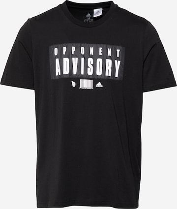 ADIDAS PERFORMANCE Performance Shirt 'DAME' in Black: front