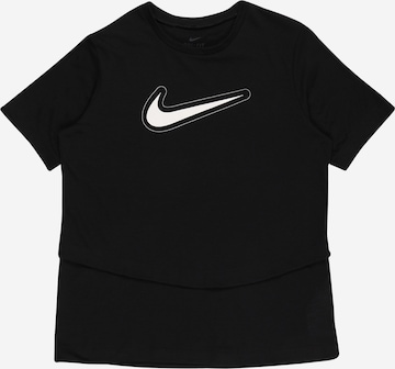 NIKE Performance shirt 'Trophy' in Black: front