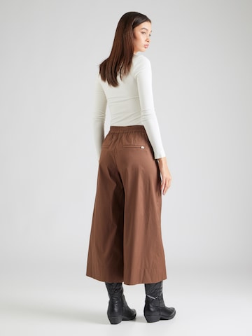 MAC Wide leg Παντελόνι 'CAROLINE' σε καφέ