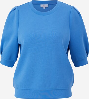 Sweat-shirt s.Oliver en bleu : devant