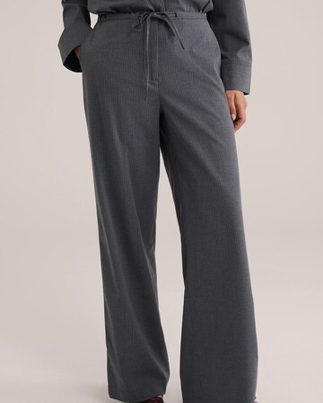 pilka WE Fashion Standartinis Kelnės: priekis