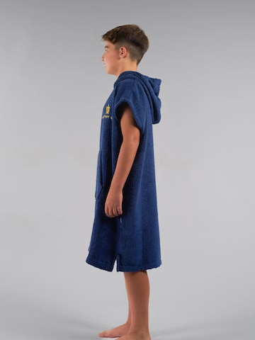 Pacifique Sud Bademantel 'Poncho Surf' in Blau