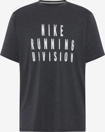 NIKE Funktionsshirt 'Rise 365' in Schwarz: Vorderseite