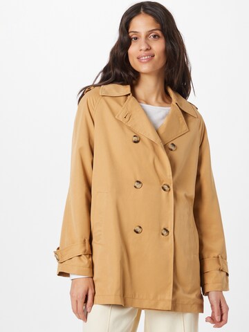 Hailys Between-Seasons Coat 'Felina' in Beige: front