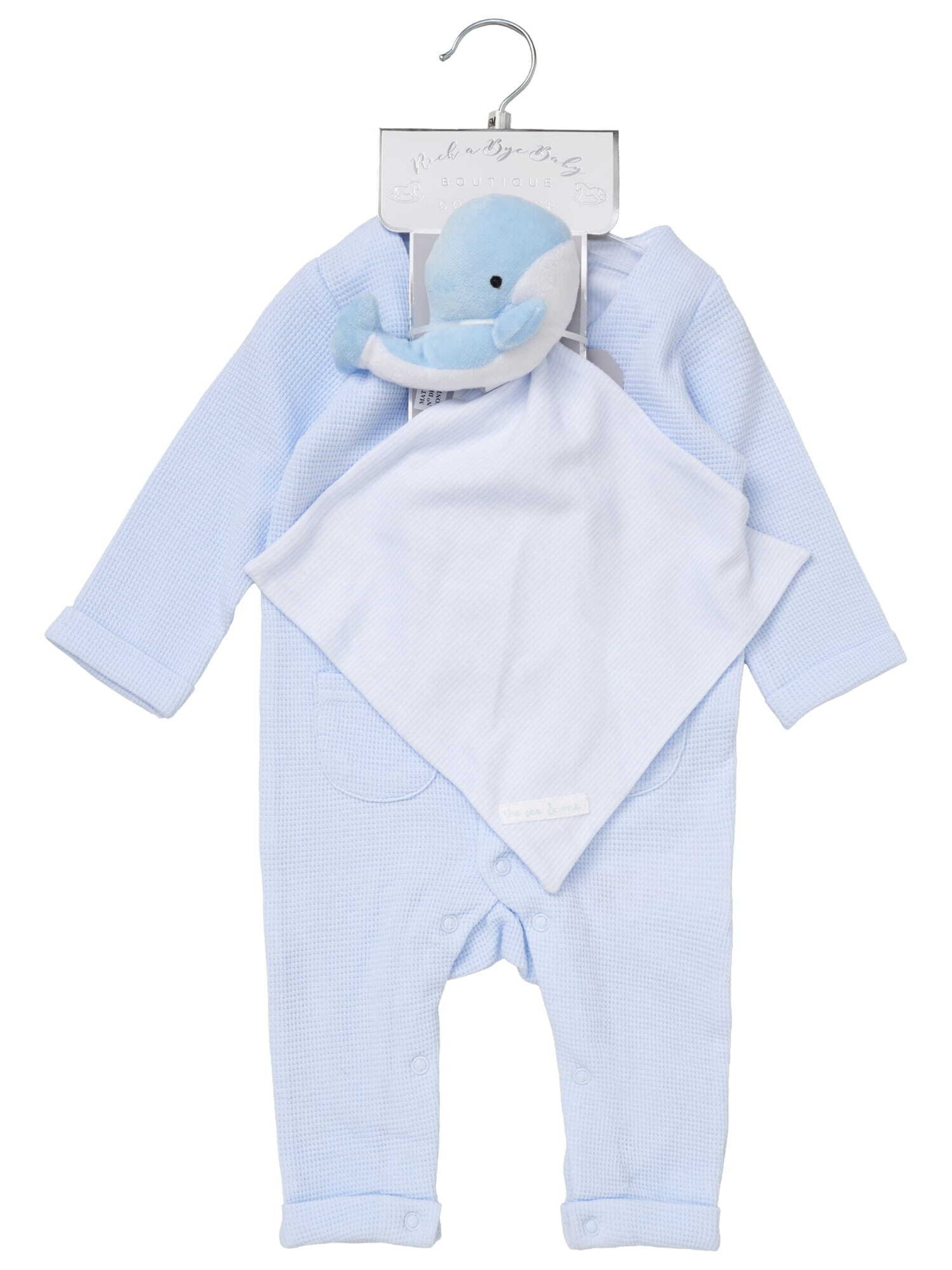 Barboteuse / body 'Wal' Rock a Bye Baby Boutique en bleu