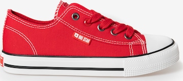 Baskets basses BIG STAR en rouge