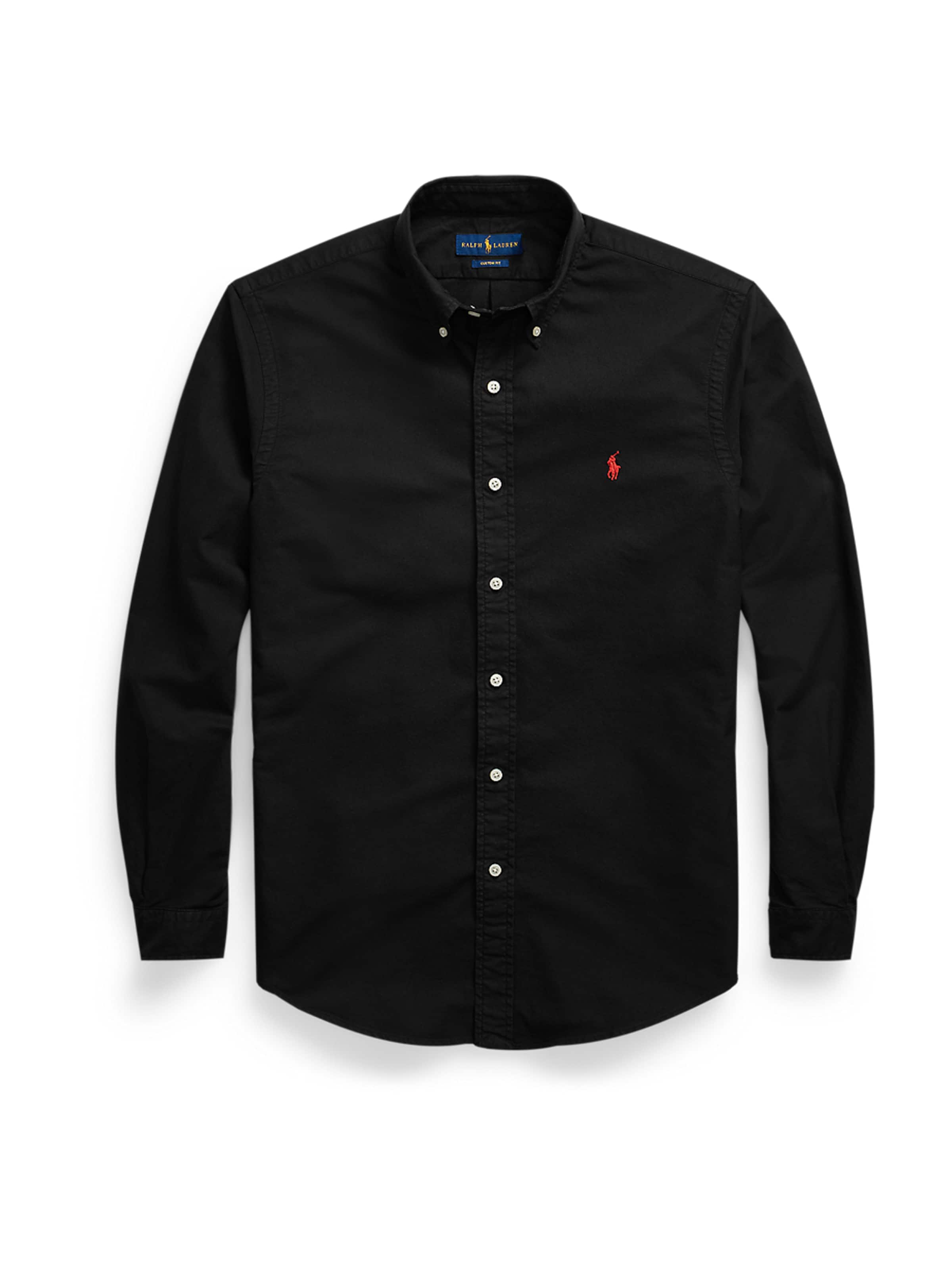 Polo Ralph Lauren - Ajuste regular Camisa en negro: frente