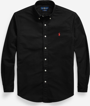 Polo Ralph Lauren Regular Fit Hemd in Schwarz: Vorderseite