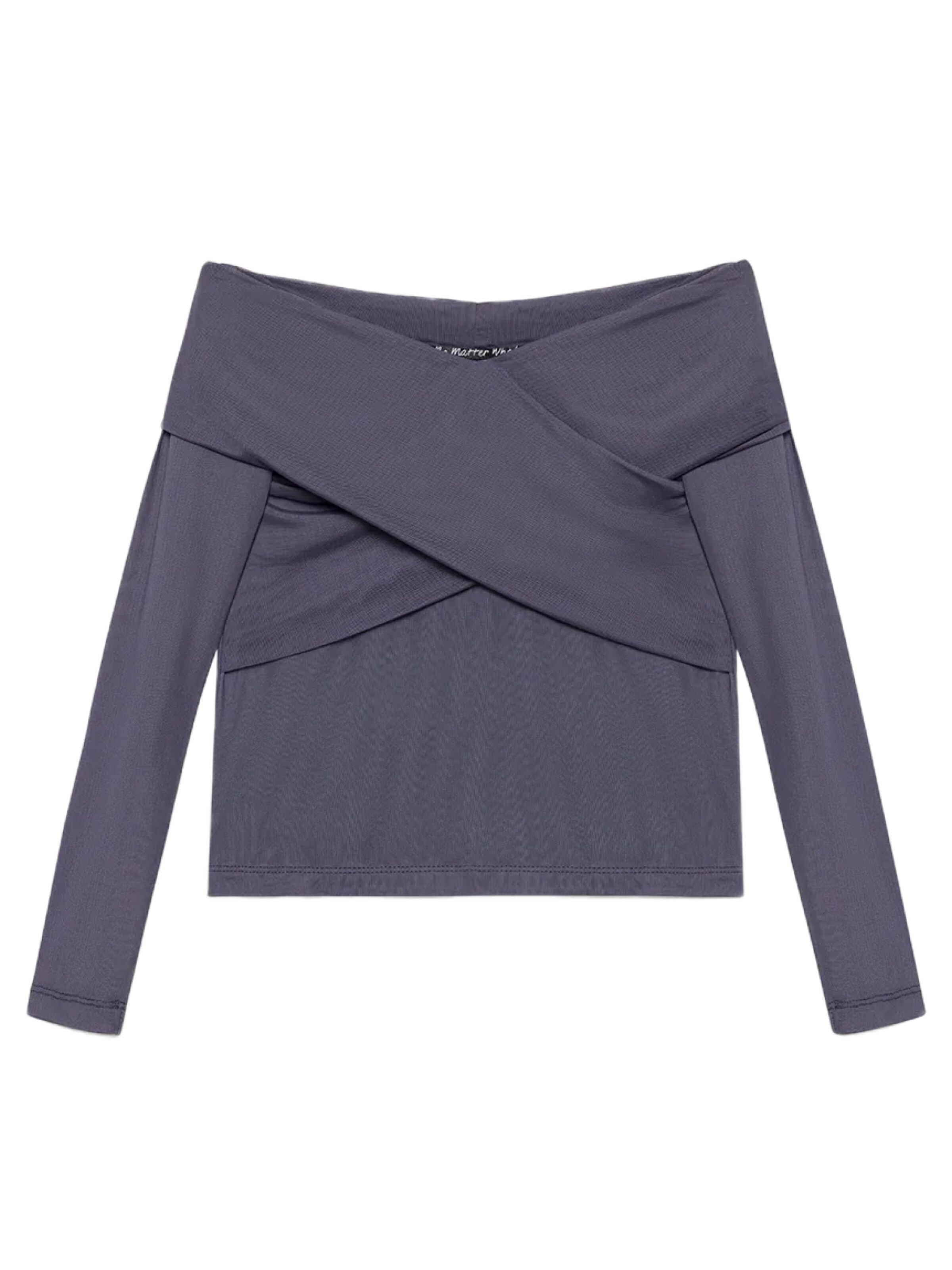 No Matter What Shirt in Grey: front