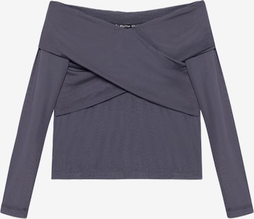 No Matter What Shirt in Grijs: voorkant