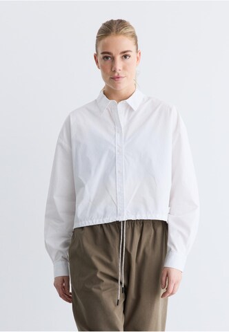 Chemisier rethinkit studios en blanc : devant