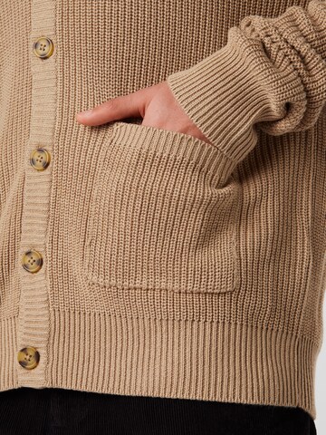 Urban Classics Knit Cardigan in Beige