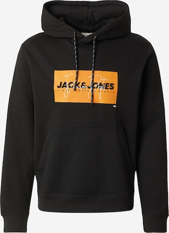 melns JACK & JONES Sportisks džemperis 'JJCOLE': no priekšpuses