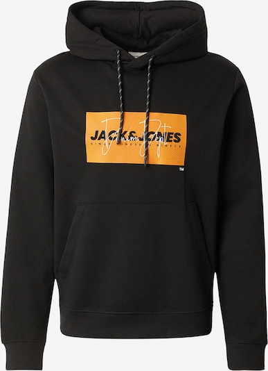 JACK & JONES Collegepaita 'JJCOLE' värissä oranssi / musta / valkoinen, Tuotenäkymä