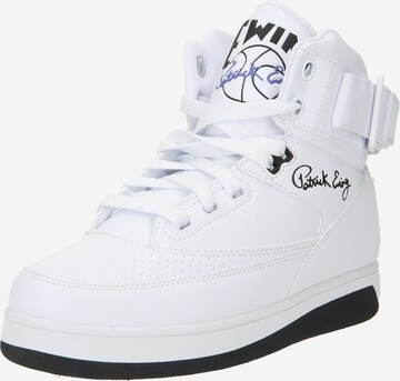 Patrick Ewing High-Top Sneakers in White: front