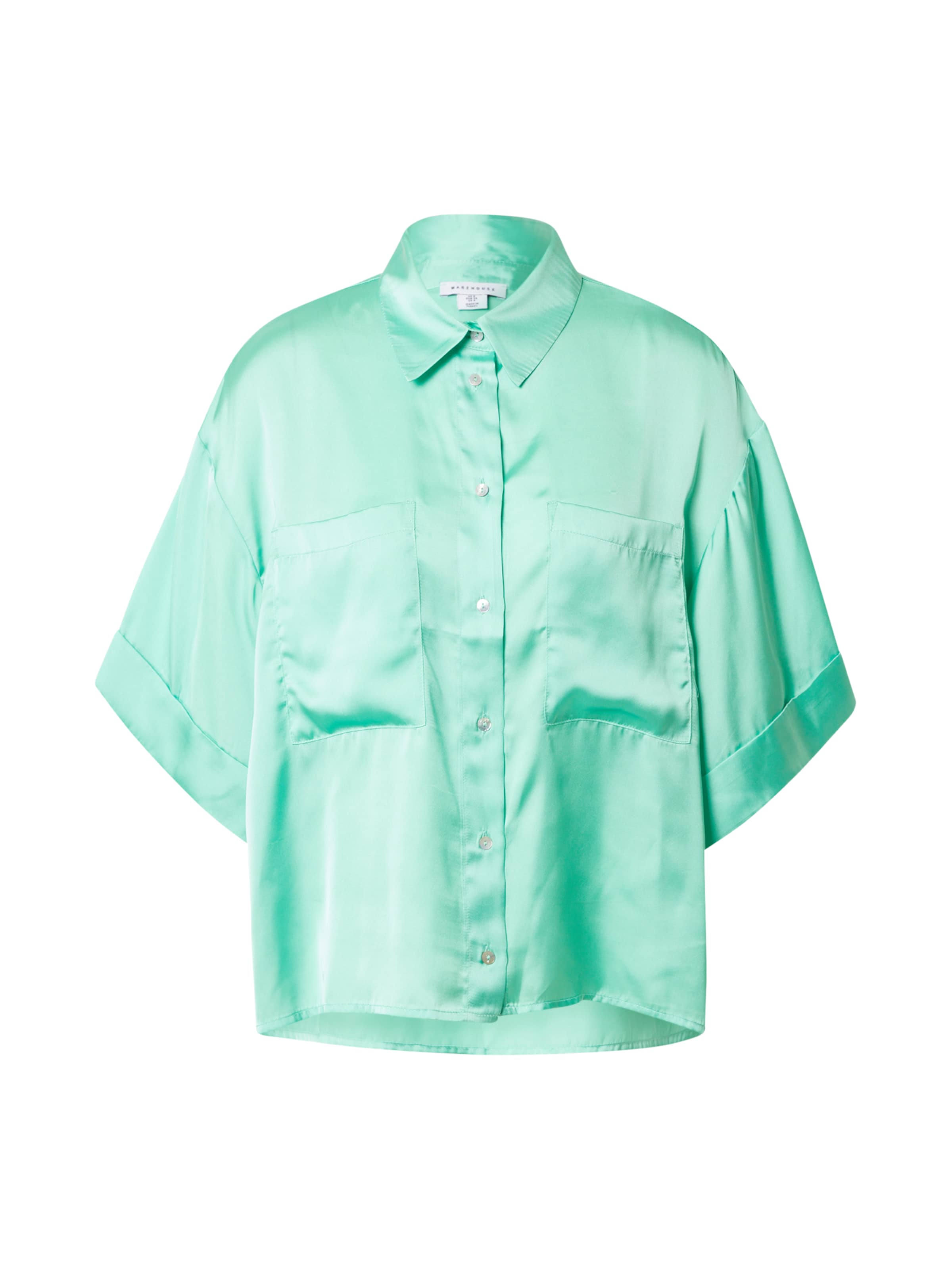 Warehouse Blouse in Green: front